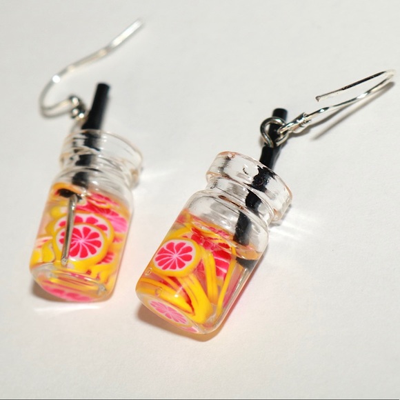 “Pink Lemonade“ Fashion Earrings - Picture 3 of 3